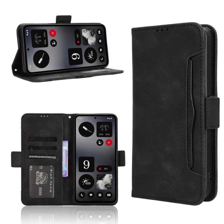 Skin Feel Calf Texture Card Slots PU Leather Phone Case - For Nothing Phone (3a) / (3a) Pro / CMF Phone 1 / CMF Phone 2 Pro