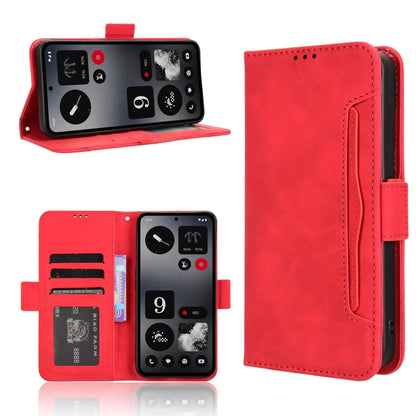 Skin Feel Calf Texture Card Slots PU Leather Phone Case - For Nothing Phone (3a) / (3a) Pro / CMF Phone 1 / CMF Phone 2 Pro