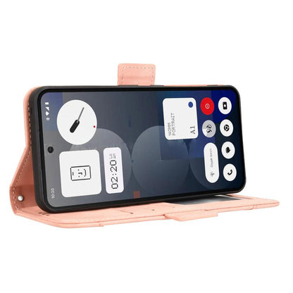 Skin Feel Calf Texture Card Slots PU Leather Phone Case - For Nothing Phone (2) / (2a) / CMF Phone 1