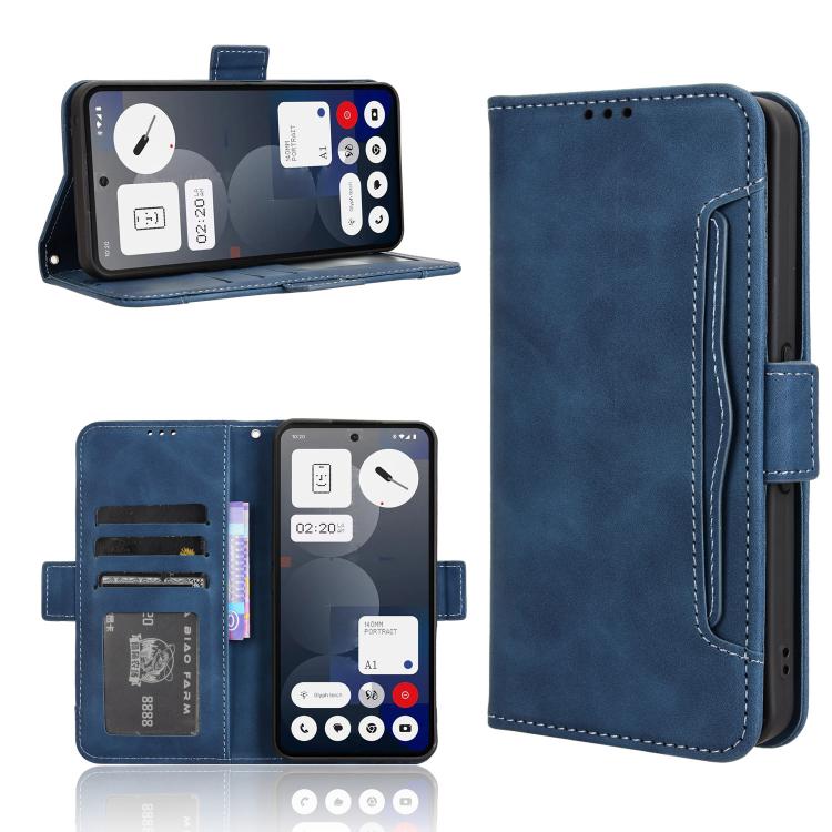 Skin Feel Calf Texture Card Slots PU Leather Phone Case - For Nothing Phone (2) / (2a) / CMF Phone 1
