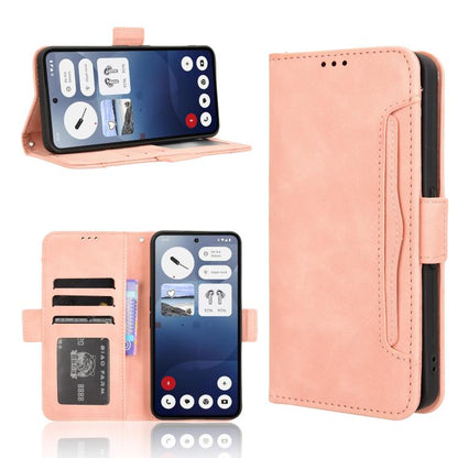Skin Feel Calf Texture Card Slots PU Leather Phone Case - For Nothing Phone (3a) / (3a) Pro / CMF Phone 1 / CMF Phone 2 Pro