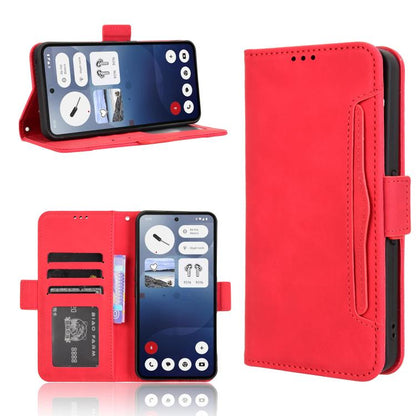 Skin Feel Calf Texture Card Slots PU Leather Phone Case - For Nothing Phone (3a) / (3a) Pro / CMF Phone 1 / CMF Phone 2 Pro