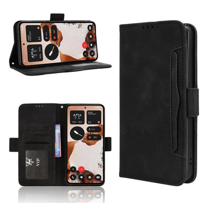 Skin Feel Calf Texture Card Slots PU Leather Phone Case - For Nothing Phone (3a) / (3a) Pro / CMF Phone 1 / CMF Phone 2 Pro