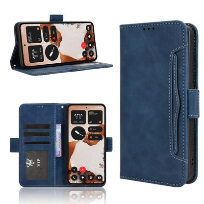 Skin Feel Calf Texture Card Slots PU Leather Phone Case - For Nothing Phone (3a) / (3a) Pro / CMF Phone 1 / CMF Phone 2 Pro