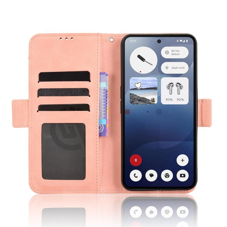 Skin Feel Calf Texture Card Slots PU Leather Phone Case - For Nothing CMF Phone 2 Pro / (3) / (3a) / (3a) Pro