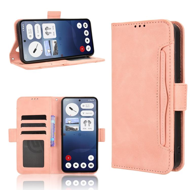 Skin Feel Calf Texture Card Slots PU Leather Phone Case - For Nothing CMF Phone 2 Pro / (3) / (3a) / (3a) Pro