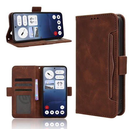 Skin Feel Calf Texture Card Slots PU Leather Phone Case - For Nothing Phone (3a) / (3a) Pro / CMF Phone 1 / CMF Phone 2 Pro