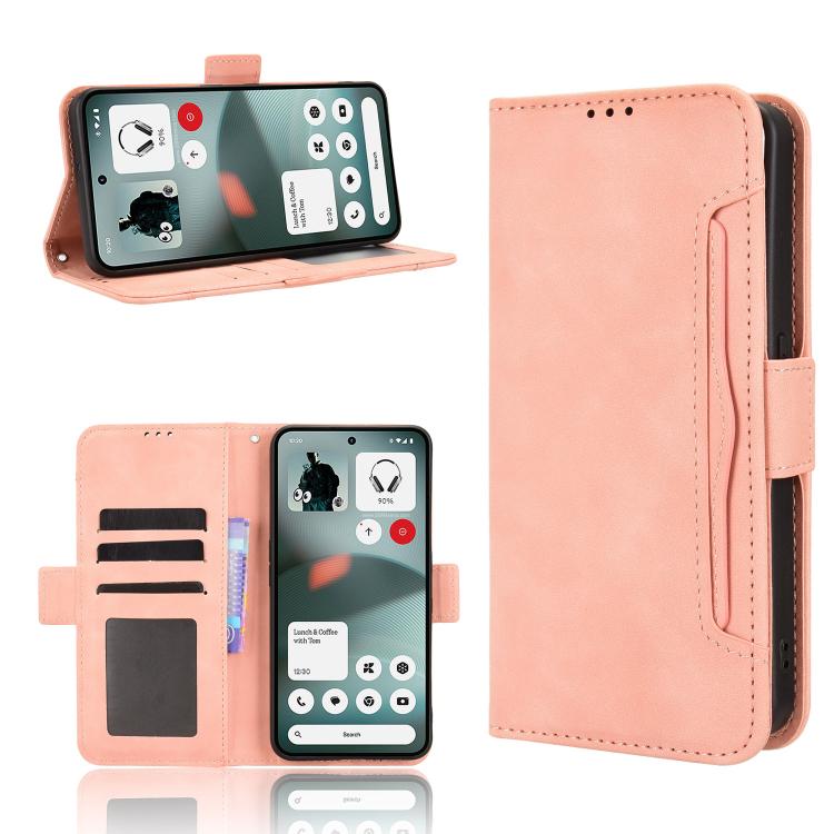 Skin Feel Calf Texture Card Slots PU Leather Phone Case - For Nothing Phone (4a) / (4a) Pro / (3) / (3a) Lite
