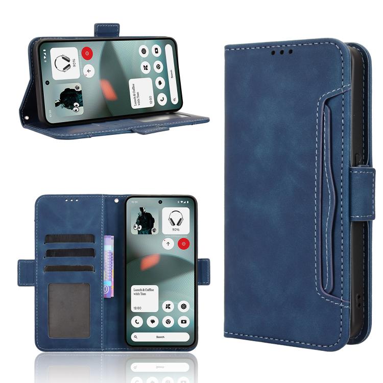 Skin Feel Calf Texture Card Slots PU Leather Phone Case - For Nothing Phone (4a) / (4a) Pro / (3) / (3a) Lite