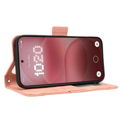 Skin Feel Calf Texture Card Slots PU Leather Phone Case - For Nothing Phone (4a) / (4a) Pro / (3) / (3a) Lite