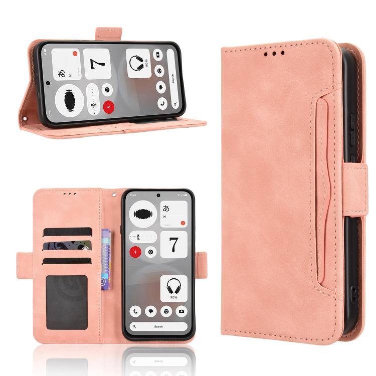 Skin Feel Calf Texture Card Slots PU Leather Phone Case - For Nothing Phone (4a) / (4a) Pro / (3) / (3a) Lite