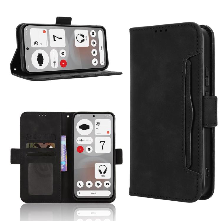 Skin Feel Calf Texture Card Slots PU Leather Phone Case - For Nothing Phone (4a) / (4a) Pro / (3) / (3a) Lite