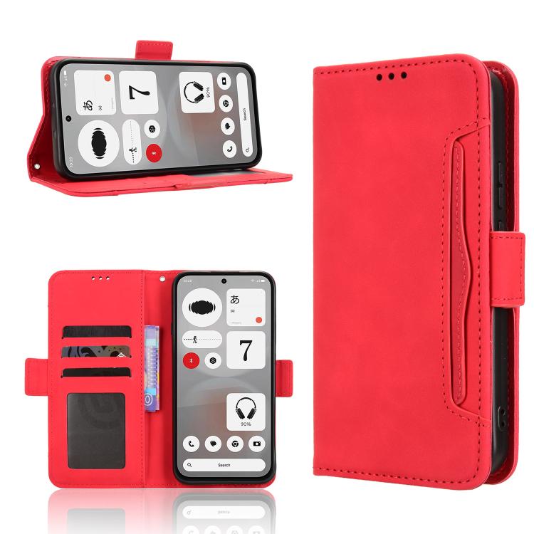 Skin Feel Calf Texture Card Slots PU Leather Phone Case - For Nothing Phone (4a) / (4a) Pro / (3) / (3a) Lite