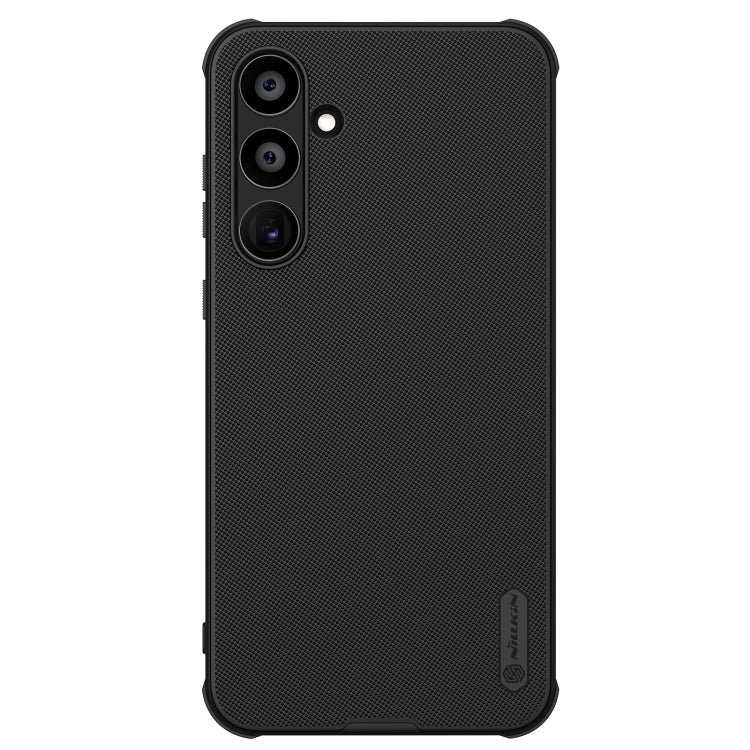 Nillkin Super Frosted Shield Pro PC + TPU Black Case - For Samsung Galaxy A55 - MosAccessories.co.uk