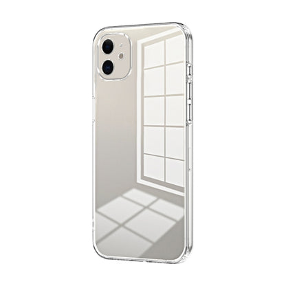 Transparent Plating Fine Hole Phone Case - For iPhone 11 (Clear) - Mos Accessories