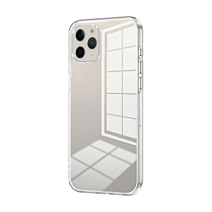 Transparent Plating Fine Hole Phone Case - For iPhone 11 Pro / 11 Pro Max (Clear) - Mos Accessories