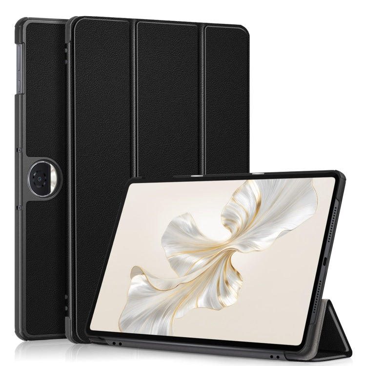 Custer Pure Colour 3-Fold PU Leather Tablet Case - For Honor Pad X9a / V9 / X8a / 9