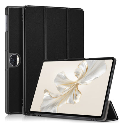 Custer Pure Colour 3-Fold PU Leather Tablet Case - For Honor Pad X9a / V9 / X8a / 9