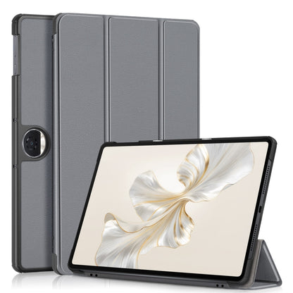 Custer Pure Colour 3-Fold Leather Tablet Case - For Honor Pad X8a / Honor Pad 9