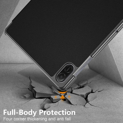 Custer Pure Colour 3-Fold PU Leather Tablet Case - For Honor Pad X9a / V9 / X8a / 9