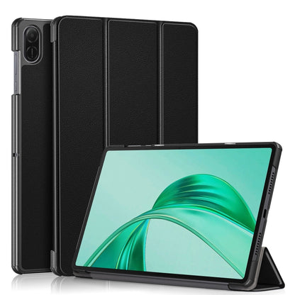 Custer Pure Colour 3-Fold PU Leather Tablet Case - For Honor Pad X9a / V9 / X8a / 9