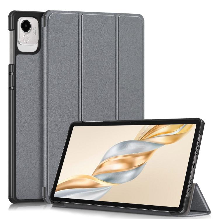 Custer Pure Colour 3-Fold PU Leather Tablet Case - For Honor Pad X9a / V9 / X8a / 9