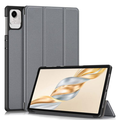 Custer Pure Colour 3-Fold PU Leather Tablet Case - For Honor Pad X9a / V9 / X8a / 9