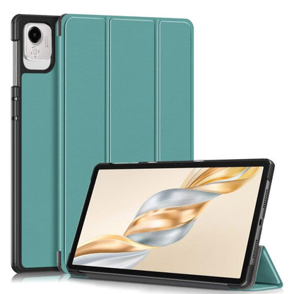 Custer Pure Colour 3-Fold PU Leather Tablet Case - For Honor Pad X9a / V9 / X8a / 9