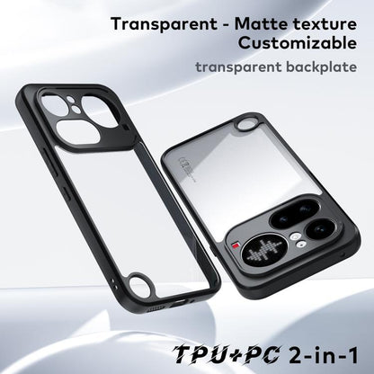 Frosted TPU Hybrid Transparent PC Phone Case - For Nothing Phones