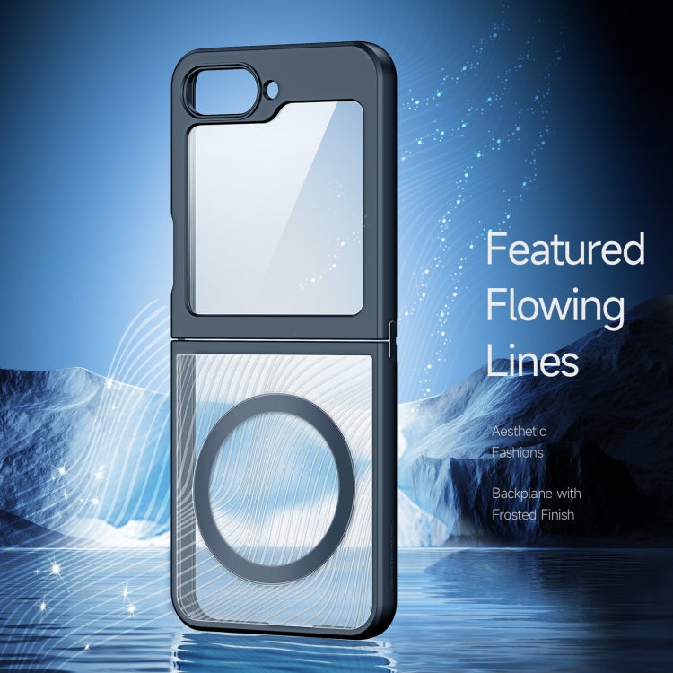 Dux Ducis Aimo Mag Series TPU + PC MagSafe Frosted Feel Black Case - For Samsung Galaxy Z Flip6 - MosAccessories.co.uk