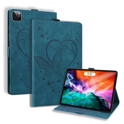 Love Butterfly Embossed Leather Tablet Case, For iPad Pro 13 2024, For iPad Pro 11 2024