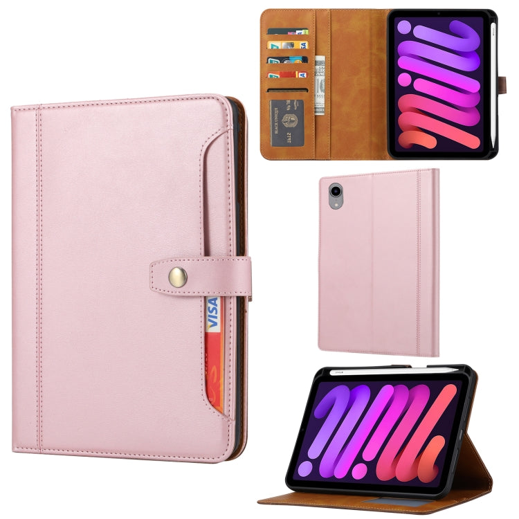 Calf Texture Clasp Flip PU Leather Smart iPad Pro 11 / 13 (2024) / iPad mini (2024) Case