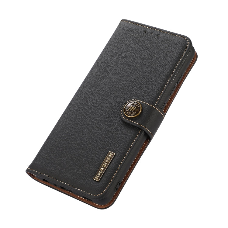 KHAZNEH Custer Genuine Leather RFID Phone Case - For iPhone 16 Series