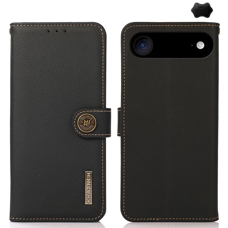 KHAZNEH Custer Genuine Leather RFID Phone Case - For iPhone 17 & 16 Series