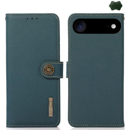 KHAZNEH Custer Genuine Leather RFID Phone Case - For iPhone 17 & 16 Series