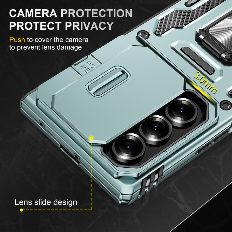 Armor PC + TPU Camera Shield Phone Case - For Samsung Galaxy Z Flip6 / Fold6