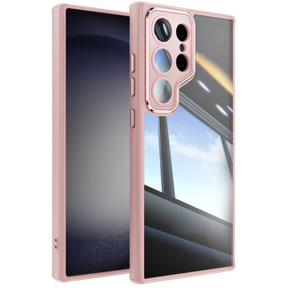 Acrylic Hybrid TPU Armor Shockproof Phone Case - For Samsung Galaxy S25 Ultra / S24 FE / S24 Ultra