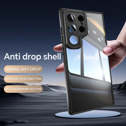 Acrylic Hybrid TPU Armor Shockproof Phone Case - For Samsung Galaxy S25 Ultra / S24 FE / S24 Ultra