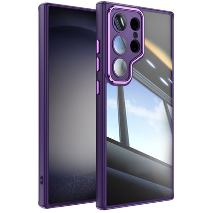 Acrylic Hybrid TPU Armor Shockproof Phone Case - For Samsung Galaxy S25 Ultra / S24 FE / S24 Ultra
