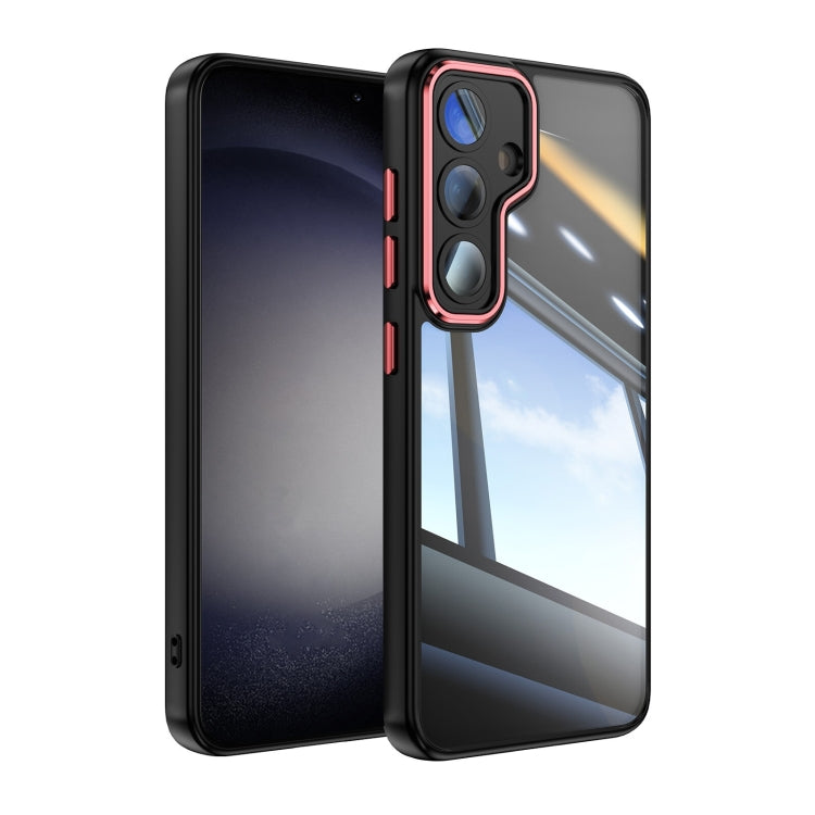 Acrylic Hybrid TPU Armor Shockproof Phone Case - For Samsung Galaxy S25 Edge / S25 / S25+