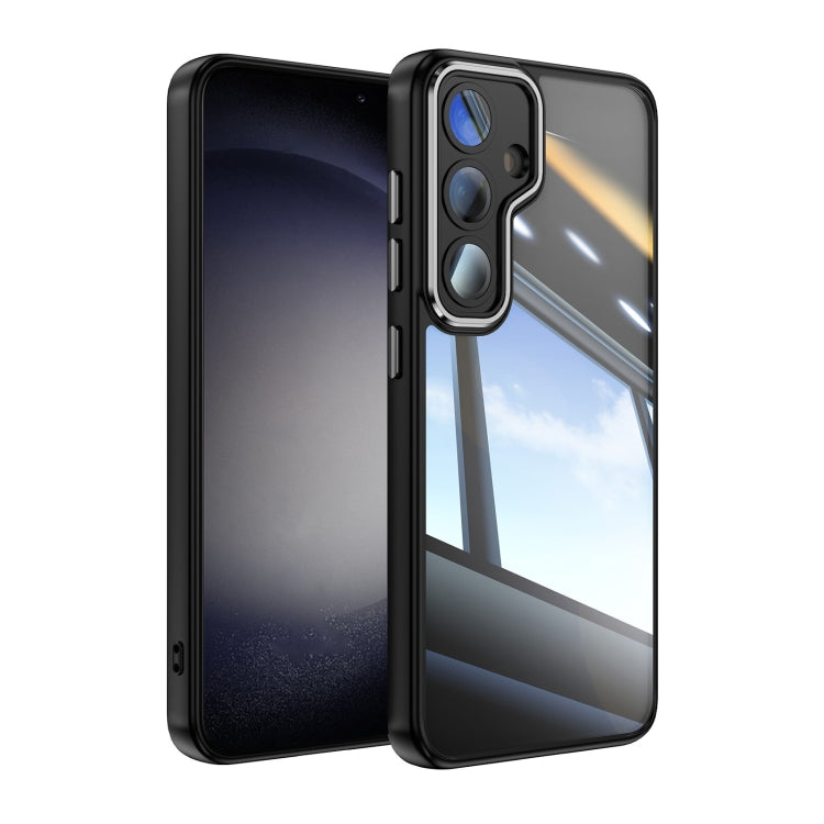 Acrylic Hybrid TPU Armor Shockproof Phone Case - For Samsung Galaxy S25 Edge / S25 / S25+
