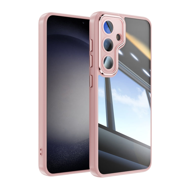 Acrylic Hybrid TPU Armor Shockproof Phone Case - For Samsung Galaxy S25 Edge / S25 / S25+