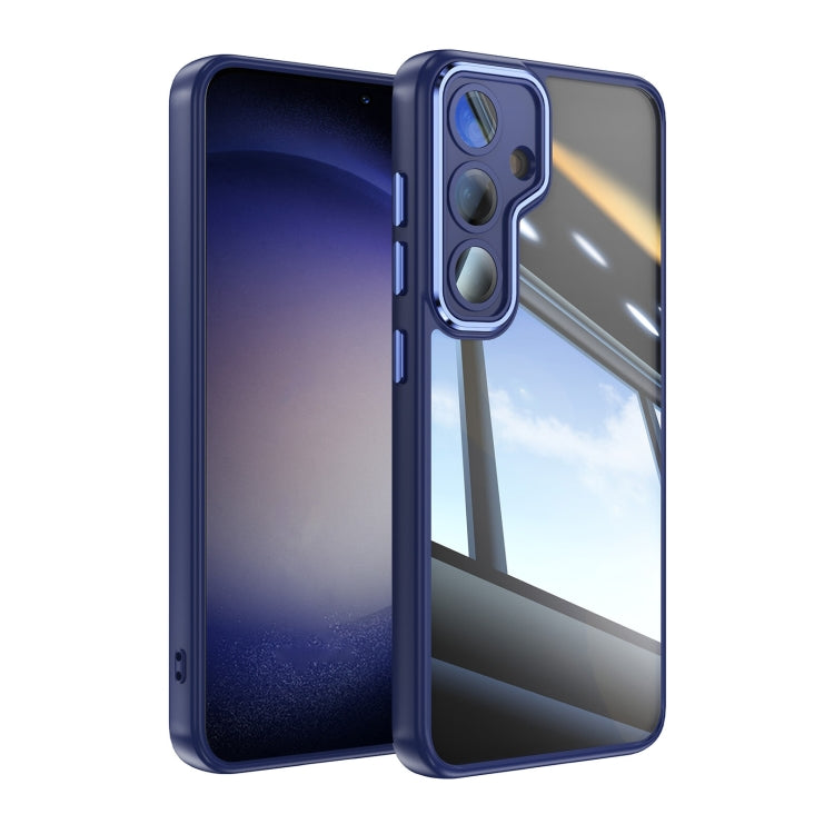 Acrylic Hybrid TPU Armor Shockproof Phone Case - For Samsung Galaxy S25 Edge / S25 / S25+