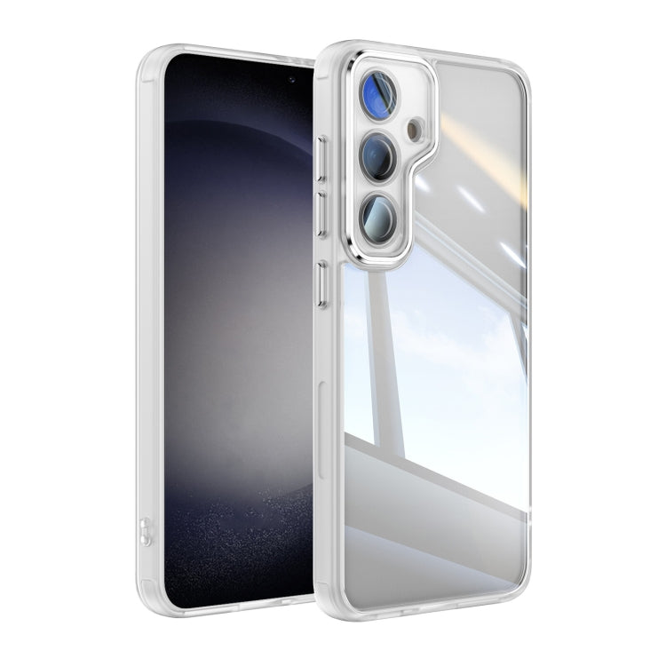 Acrylic Hybrid TPU Armor Shockproof Phone Case - For Samsung Galaxy S25 Edge / S25 / S25+