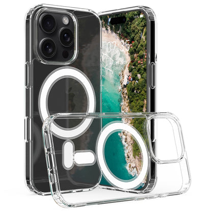 MagSafe Clear Acrylic PC Hybrid TPU Phone Case - For iPhone 17 / 16 Series / Air