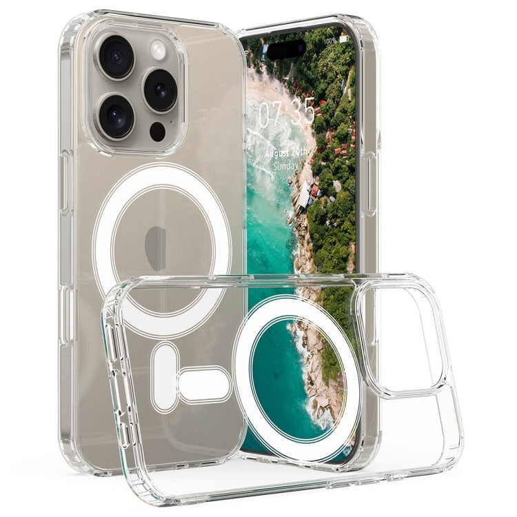 MagSafe Clear Acrylic PC Hybrid TPU Phone Case - For iPhone 17 / 16 Series / Air