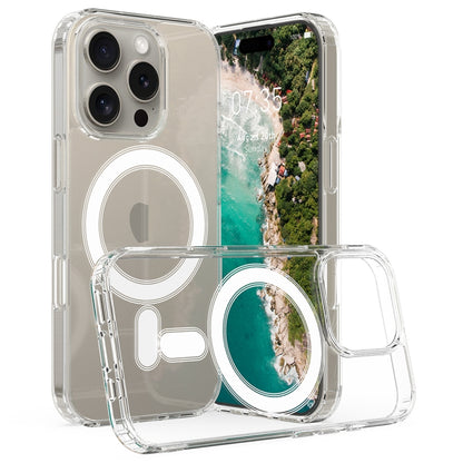 MagSafe Clear Acrylic PC Hybrid TPU Phone Case - For iPhone 17 / 16 Series / Air
