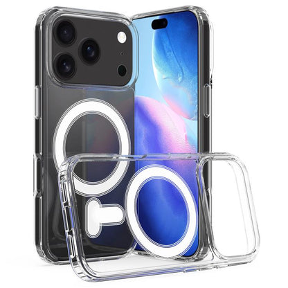 MagSafe Clear Acrylic PC Hybrid TPU Phone Case - For iPhone 17 / 16 Series / Air
