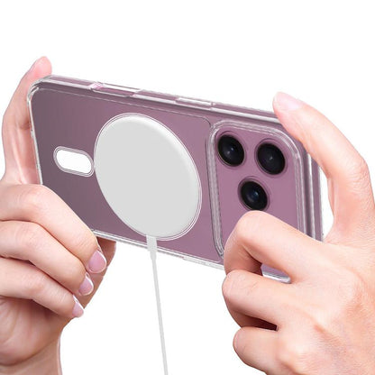 MagSafe Clear Acrylic PC Hybrid TPU Phone Case - For iPhone 17 / 16 Series / Air