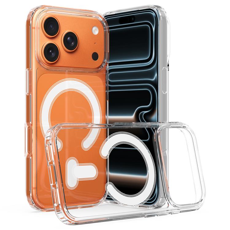 MagSafe Clear Acrylic PC Hybrid TPU Phone Case - For iPhone 17 / 16 Series / Air